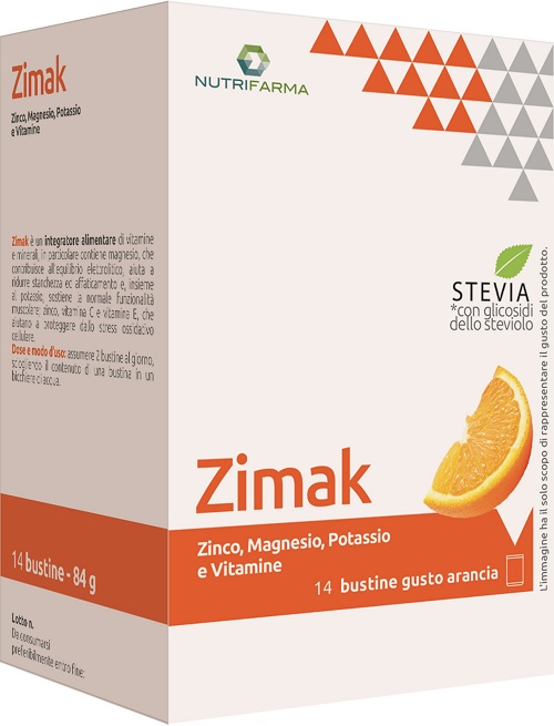 ZIMAK 14 BUSTINE 6 G ARANCIO - Farmacia Artemisia di Montecuollo Dott. Angelo snc