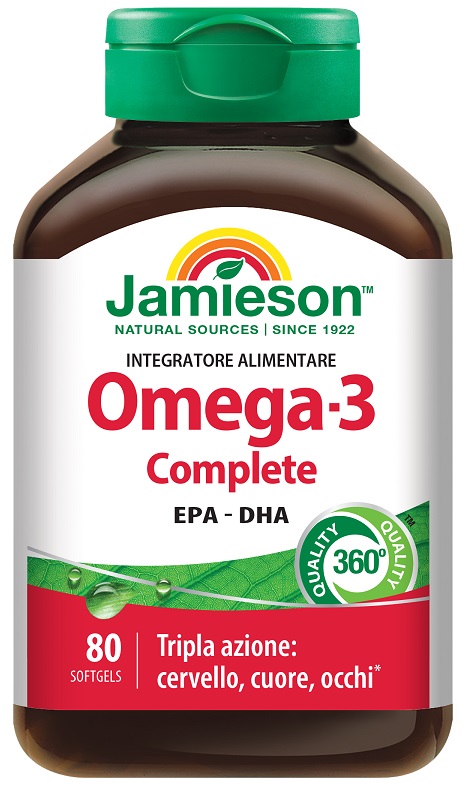 JAMIESON OMEGA 3 COMPLETE 80 PERLE - Farmacia Artemisia di Montecuollo Dott. Angelo snc