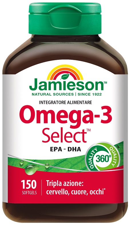 JAMIESON OMEGA-3 SELECT 150 PERLE - Farmacia Artemisia di Montecuollo Dott. Angelo snc