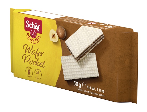 SCHAR WAFER POCKET ALLA NOCCIOLA 50 G - Farmacia Artemisia di Montecuollo Dott. Angelo snc