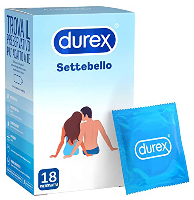 PROFILATTICO DUREX SETTEBELLO CLASSICO 18 PEZZI - Farmacia Artemisia di Montecuollo Dott. Angelo snc