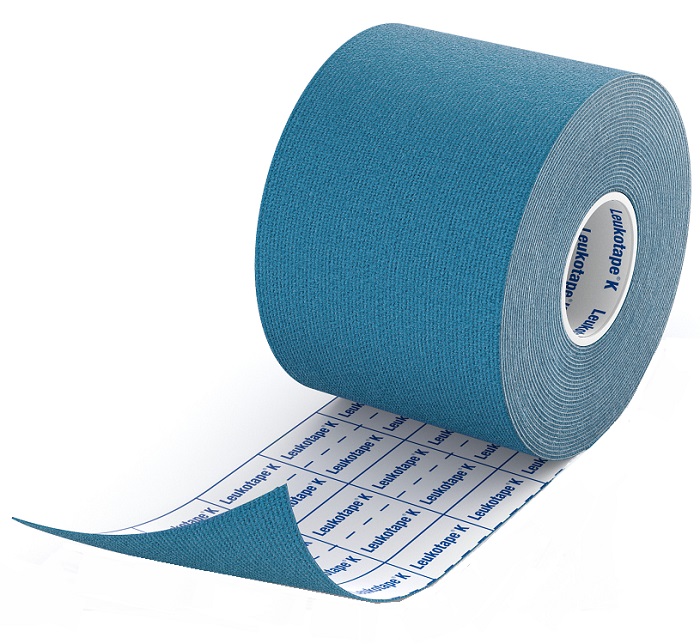 BENDA ADESIVA LEUKOTAPE K PER TAPING FISIOTERAPICO LARGHEZZA 5 CM LUNGHEZZA 5 M COLORE BLU IN ROTOLO - Farmacia Artemisia di Montecuollo Dott. Angelo snc