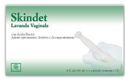 SKINDET LAVANDA VAGINALE 4 FLACONI 140 ML + 4 CANNULE MONOUSO IN BLISTER - Farmacia Artemisia di Montecuollo Dott. Angelo snc