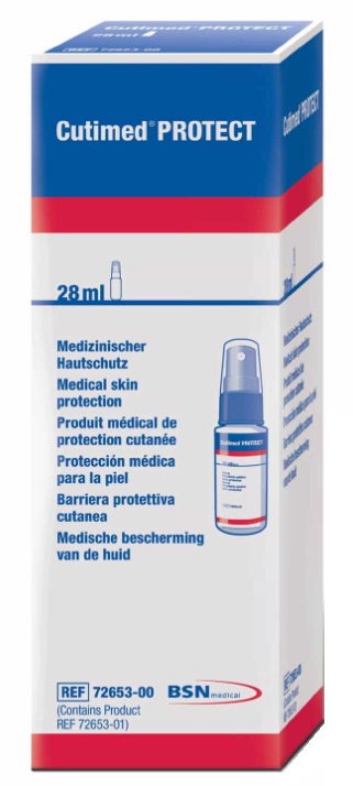 BARRIERA PROTETTIVA CUTANEA CUTIMED PROTECT FILM SPRAY 28 ML PER CUTE INTEGRA - Farmacia Artemisia di Montecuollo Dott. Angelo snc
