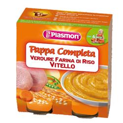 PLASMON OMOGENEIZZATO PAPPE VITELLO/VERDURA/RISO 190 G X 2 PEZZI - Farmacia Artemisia di Montecuollo Dott. Angelo snc