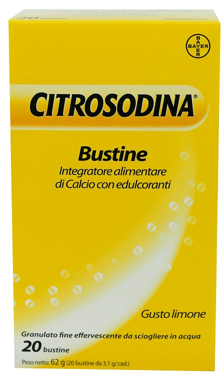 CITROSODINA 20 BUSTINE GRANULATO EFFERVESCENTE - Farmacia Artemisia di Montecuollo Dott. Angelo snc