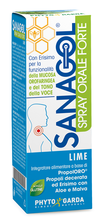 SANAGOL SPRAY FORTE PROPOLI LIME 20 ML - Farmacia Artemisia di Montecuollo Dott. Angelo snc
