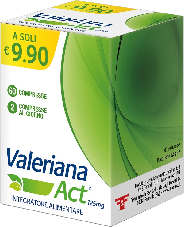 VALERIANA ACT 60 COMPRESSE - Farmacia Artemisia di Montecuollo Dott. Angelo snc