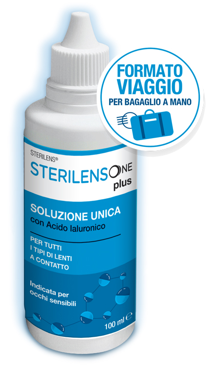 SOLUZIONE UNICA STERILENS ONE PLUS CON ACIDO IALURONICO 100 ML - Farmacia Artemisia di Montecuollo Dott. Angelo snc