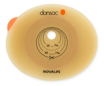 PLACCA PER COLO ILEO ED UROSTOMIA DANSAC NOVALIFE2 36MM RITAGLIABILE 10-28 - Farmacia Artemisia di Montecuollo Dott. Angelo snc