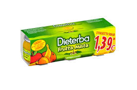 DIETERBA OMOGENEIZZATO FRUTTA MISTA 3 PEZZI 80 G - Farmacia Artemisia di Montecuollo Dott. Angelo snc