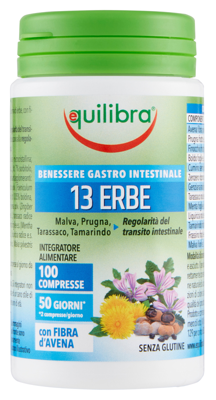 13 ERBE CON FIBRA 100 COMPRESSE - Farmacia Artemisia di Montecuollo Dott. Angelo snc