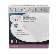 GARZA SILVER CROSS COTONE 18X40 CM 12 PEZZI - Farmacia Artemisia di Montecuollo Dott. Angelo snc