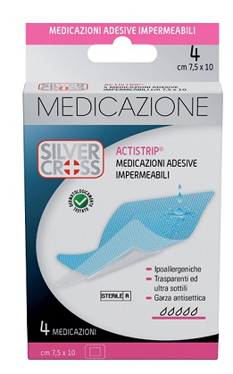 SILVER CROSS ACTISTRIP MEDICAZIONE ADESIVA 7,5X10 CM 4 PEZZI - Farmacia Artemisia di Montecuollo Dott. Angelo snc