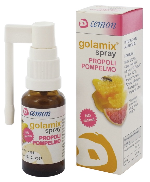 GOLAMIX SPRAY - PROPOLI POMPELMO 20 ML - Farmacia Artemisia di Montecuollo Dott. Angelo snc