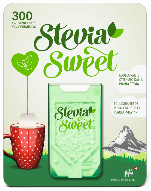 HERMESETAS STEVIA 300 COMPRESSE - Farmacia Artemisia di Montecuollo Dott. Angelo snc