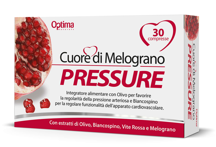 CUORE DI MELOGRANO PRESSURE 30 COMPRESSE 1 G - Farmacia Artemisia di Montecuollo Dott. Angelo snc