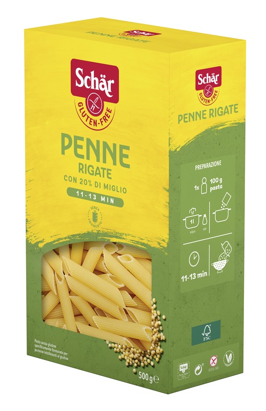SCHAR PENNE RIGATE 500 G - Farmacia Artemisia di Montecuollo Dott. Angelo snc