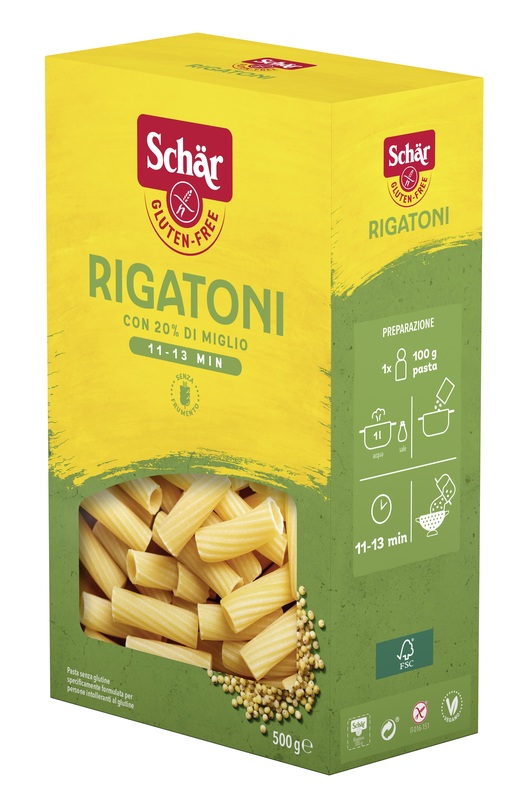 SCHAR RIGATONI 500 G - Farmacia Artemisia di Montecuollo Dott. Angelo snc