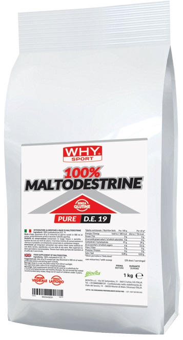 100% MALTODESTRINE 1 KG - Farmacia Artemisia di Montecuollo Dott. Angelo snc