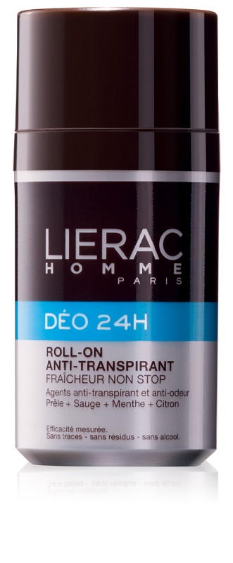 LIERAC HOMME DEO 24H ROLL ON ANTITRASPIRANTE FRESCHEZZA NON STOP 50 ML - Farmacia Artemisia di Montecuollo Dott. Angelo snc