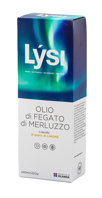 LYSI OLIO FEGATO MERLUZZO LIMONE 240 ML - Farmacia Artemisia di Montecuollo Dott. Angelo snc