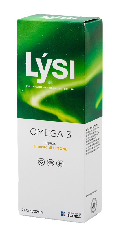 LYSI OMEGA3 LIQUIDO LIMONE 240 ML - Farmacia Artemisia di Montecuollo Dott. Angelo snc