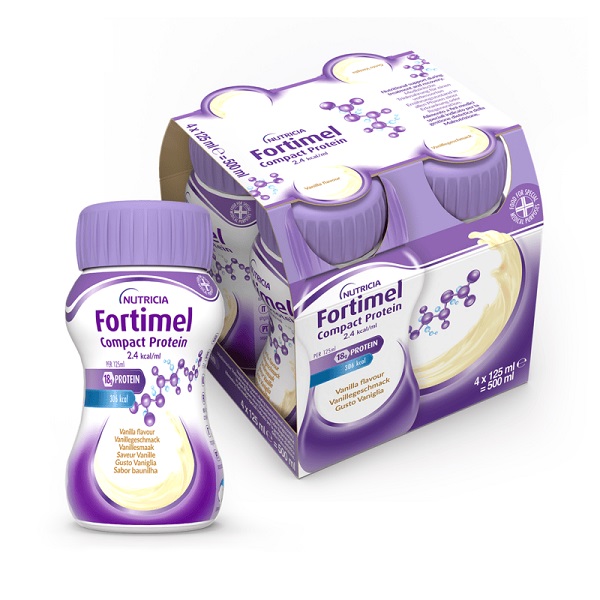 FORTIMEL COMPACT PROTEIN VANIGLIA 4 BOTTIGLIE DA 125 ML - Farmacia Artemisia di Montecuollo Dott. Angelo snc