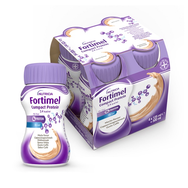 FORTIMEL COMPACT PROTEIN CAFFE' 4 BOTTIGLIE DA 125 ML - Farmacia Artemisia di Montecuollo Dott. Angelo snc