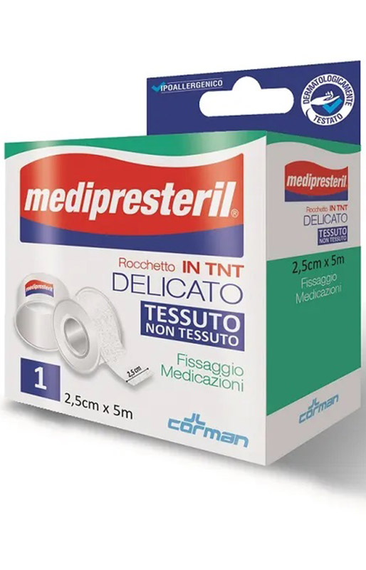 CEROTTO MEDIPRESTERIL DISPENSER TESSUTO NON TESSUTO 5X250CM - Farmacia Artemisia di Montecuollo Dott. Angelo snc