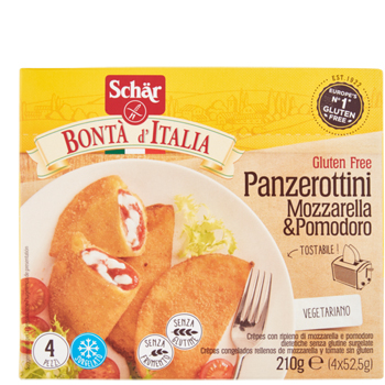 SCHAR SURGELATI PANZEROTTINI MOZZARELLA & POMODORO BONTA' D'ITALIA 4 X 52,5 G - Farmacia Artemisia di Montecuollo Dott. Angelo snc