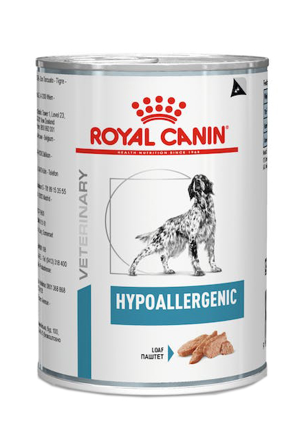VETERINARY HEALTH NUTRITION WET DOG HYPOALLERGENIC 400 G - Farmacia Artemisia di Montecuollo Dott. Angelo snc