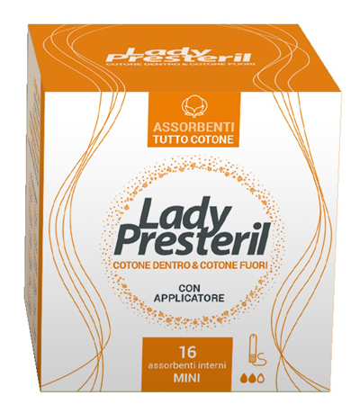LADY PRESTERIL ASSORBENTI INTERNI MINI 16 PEZZI - Farmacia Artemisia di Montecuollo Dott. Angelo snc
