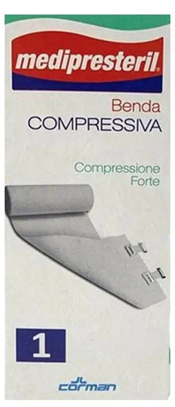 BENDA MEDIPRESTERIL COMPRESSIONE FORTE M4,5X10CM TESI - Farmacia Artemisia di Montecuollo Dott. Angelo snc
