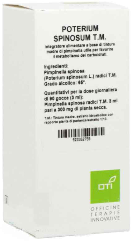 POTERIUM SPINOSUM TINTURA MADRE GOCCE 100ML - Farmacia Artemisia di Montecuollo Dott. Angelo snc