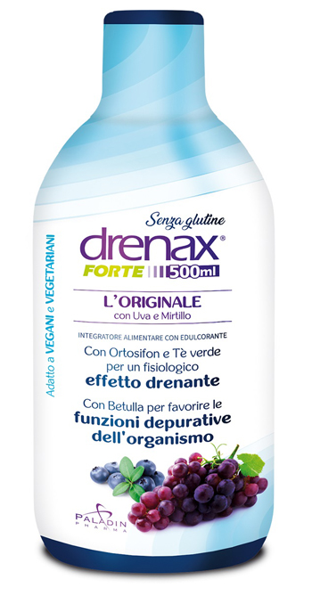 DRENAX FORTE L'ORIGINALE CON UVA E MIRTILLO 500 ML - Farmacia Artemisia di Montecuollo Dott. Angelo snc
