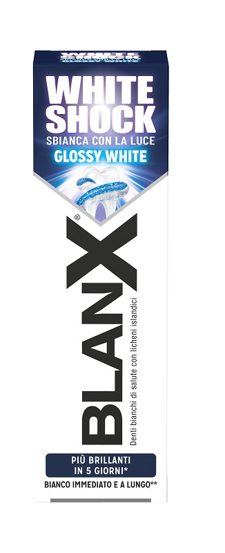BLANX WHITE SHOCK SBIANCANTE DENTI 75 ML - Farmacia Artemisia di Montecuollo Dott. Angelo snc