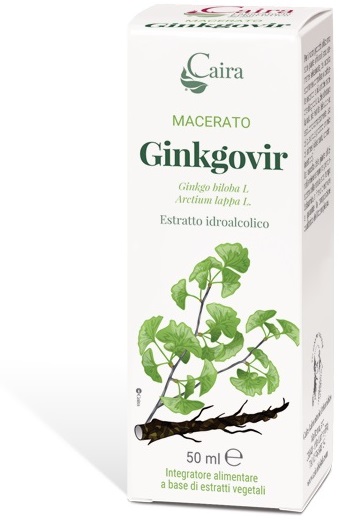 CAIRA GINKGOVIR MACERATO IDROALCOLICO GOCCE 50 ML - Farmacia Artemisia di Montecuollo Dott. Angelo snc