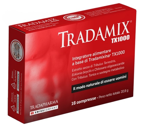 TRADAMIX TX 1000 ASTUCCIO 16 COMPRESSE - Farmacia Artemisia di Montecuollo Dott. Angelo snc