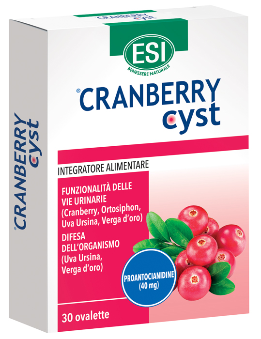 ESI CRANBERRY CYST 30 OVALETTE - Farmacia Artemisia di Montecuollo Dott. Angelo snc
