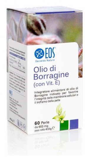 EOS OLIO BORRAGINE 60 PERLE 690MG - Farmacia Artemisia di Montecuollo Dott. Angelo snc