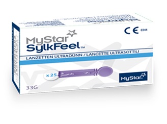 LANCETTE PUNGIDITO MYSTAR SYLKFEEL LANCETS 33 GAUGE 50 PEZZI - Farmacia Artemisia di Montecuollo Dott. Angelo snc