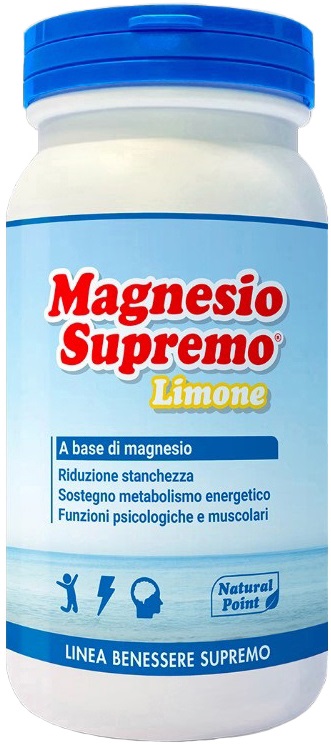 MAGNESIO SUPREMO LIMONE POLVERE 150 G - Farmacia Artemisia di Montecuollo Dott. Angelo snc