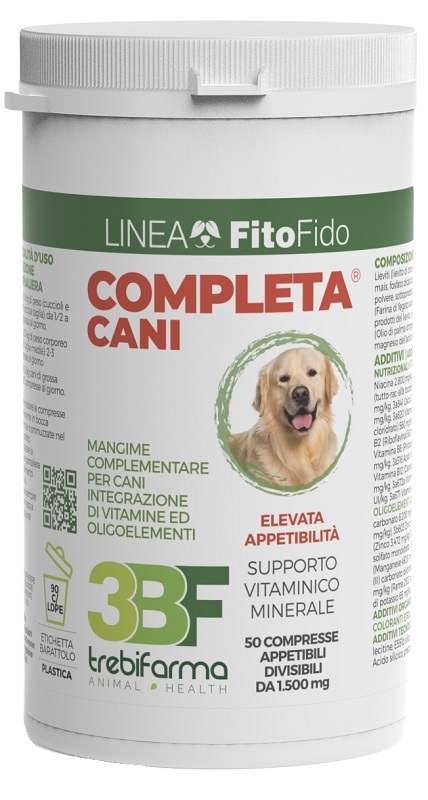 COMPLETA CANI 50 COMPRESSE BARATTOLO 75 G - Farmacia Artemisia di Montecuollo Dott. Angelo snc
