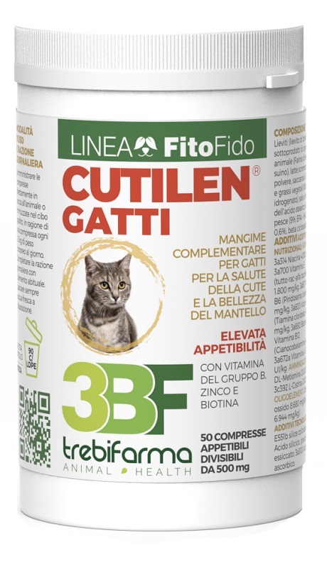 CUTILEN GATTI 50 COMPRESSE BARATTOLO 25 G - Farmacia Artemisia di Montecuollo Dott. Angelo snc