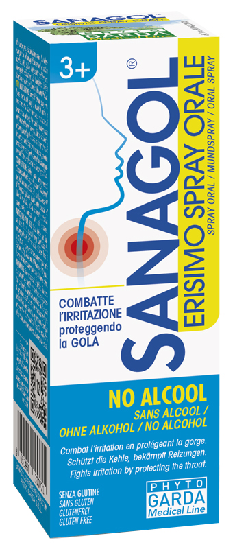 SANAGOL SPRAY ERISIMO SENZA ALCOOL 20 ML - Farmacia Artemisia di Montecuollo Dott. Angelo snc