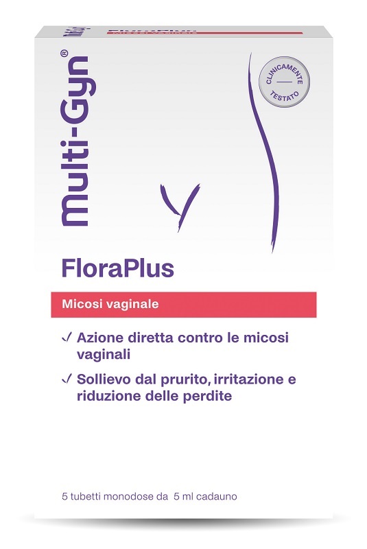 FLORAPLUS MULTI-GYN CANDIDOSI VAGINALE 5 TUBETTI X 5 ML - Farmacia Artemisia di Montecuollo Dott. Angelo snc