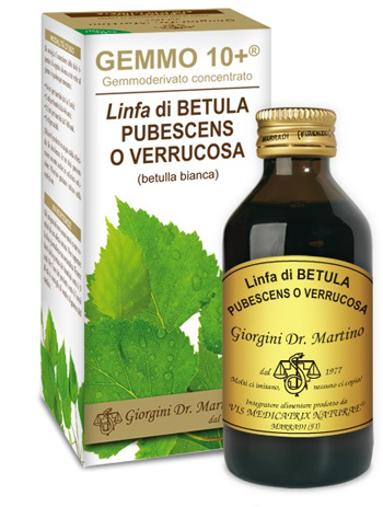 GEMMO 10+ BETULLA B LINFA 100 ML LIQUIDO ANALCOLICO - Farmacia Artemisia di Montecuollo Dott. Angelo snc
