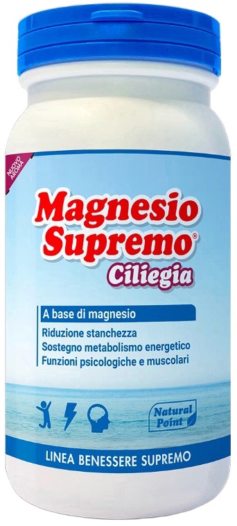 MAGNESIO SUPREMO CILIEGIA POLVERE 150 G - Farmacia Artemisia di Montecuollo Dott. Angelo snc