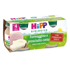 HIPP BIO OMOGENEIZZATO FORMAGGINO PROSCIUTTO 2X80 G - Farmacia Artemisia di Montecuollo Dott. Angelo snc
